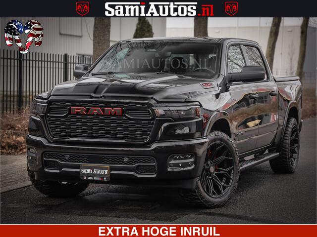Dodge RAM PICKUP RS LEDER RODE STIKSELS | 6 PERSOONS | 420Pk 636Nm | Pick-Up | Comfortabele Dubbele Cabine met Royale 6 Zitplaatsen | BPM vrij | Nu Leverbaar uit Voorraad | Voorraad Nr 2217- 2911