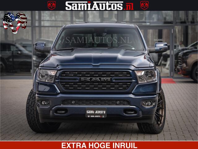Dodge RAM PICKUP SPORT | 5.7 V8 4x4 HEMI | PANORAMA DAK | GROOTSCHEM 12 INCH | LPG | Patriot Blue CREW CAB | DUBBELE CABINE | 5 PERSOONS | DC | VOORRAAD NR 2560 - 3327