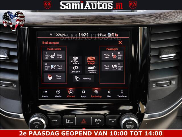 Dodge RAM PICKUP MEGA VOL 5.7 V8 HEMI 402 PK | LUCHTVERING | ADAPTIVE CRUISE | PANODAK | 360 CAMERA | OPEN UITLAAT KLEP | CREW CAB | DUBBELE CABINE | 5 PERSOONS | DC |