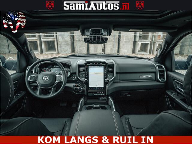 Dodge RAM PICKUP SPORT | 5.7 V8 4x4 HEMI | PANORAMA DAK | GROOTSCHEM 12 INCH | LPG | Diamond Black Pearl | CREW CAB | DUBBELE CABINE | 5 PERSOONS | DC | VOORRAAD NR 2554 - 6048