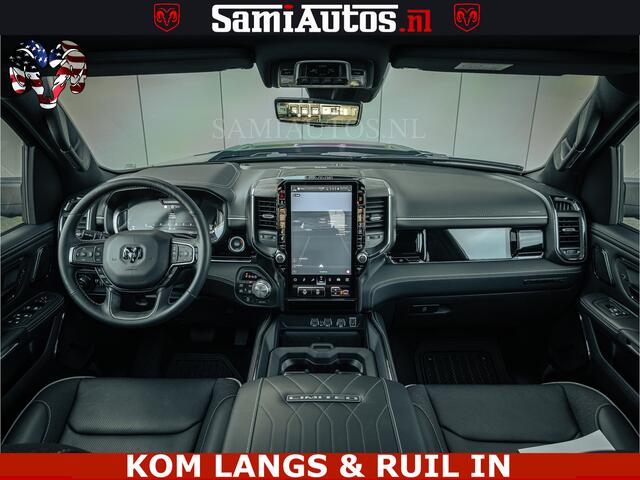 Dodge RAM PICKUP Limited H.O 540PK 706Nm | Massage + Full Option | De Meest Luxe en Volle Pick-Up in zijn Klasse | Comfortabele Dubbele Cabine met Royale 5 Zitplaatsen | BPM vrij | Nu Leverbaar uit Voorraad | Voorraad Nr 2326 - 5169