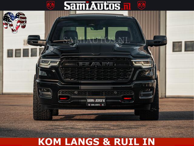 Dodge RAM PICKUP Limited H.O 540PK 706Nm | Massage + Full Option | De Meest Luxe en Volle Pick-Up in zijn Klasse | Comfortabele Dubbele Cabine met Royale 5 Zitplaatsen | BPM vrij | Nu Leverbaar uit Voorraad | Voorraad Nr 2326 - 5169