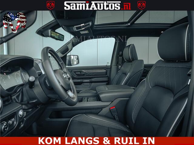 Dodge RAM PICKUP Limited H.O 540PK 706Nm | Massage + Full Option | De Meest Luxe en Volle Pick-Up in zijn Klasse | Comfortabele Dubbele Cabine met Royale 5 Zitplaatsen | BPM vrij | Nu Leverbaar uit Voorraad | Voorraad Nr 2326 - 5169