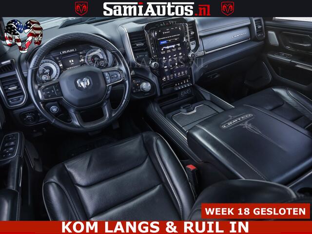 Dodge RAM PICKUP HULK PACK LIMITED | 5.7 V8 | WIDE BODY | STRIPING | HUD | LUCHTVERING | OPEN UITLAAT KLEP | BOM VOL CREW CAB | DUBBELE CABINE | DC | 5 PERSOONS |