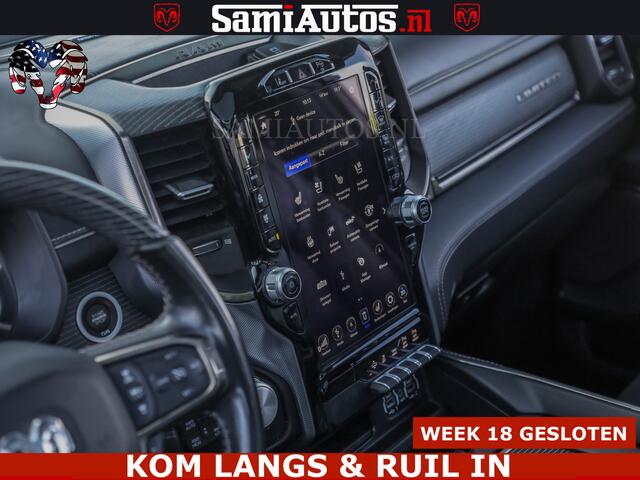 Dodge RAM PICKUP HULK PACK LIMITED | 5.7 V8 | WIDE BODY | STRIPING | HUD | LUCHTVERING | OPEN UITLAAT KLEP | BOM VOL CREW CAB | DUBBELE CABINE | DC | 5 PERSOONS |