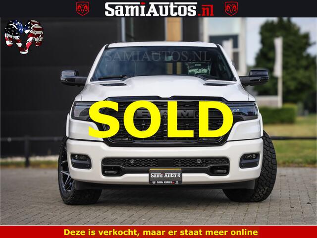 Dodge RAM PICKUP Limited Night High Output 540HP 706Nm | Massage + Full Option | De Meest Luxe en Volle Pick-Up in zijn Klasse | Comfortabele Dubbele Cabine met Royale 5 Zitplaatsen | BPM vrij | Nu Leverbaar uit Voorraad | Voorraad Nr 2352 - 7649