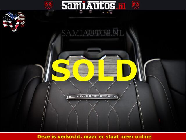 Dodge RAM PICKUP Limited Night High Output 540HP 706Nm | Massage + Full Option | De Meest Luxe en Volle Pick-Up in zijn Klasse | Comfortabele Dubbele Cabine met Royale 5 Zitplaatsen | BPM vrij | Nu Leverbaar uit Voorraad | Voorraad Nr 2352 - 7649