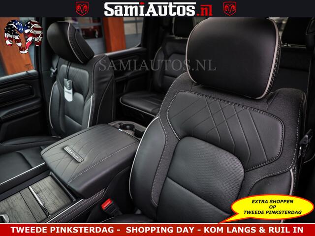 Dodge RAM PICKUP LIMITED SPORT H.O 540HP 706Nm | Massage + Full Option | De Meest Luxe en Volle Pick-Up in zijn Klasse | Comfortabele Dubbele Cabine met Royale 5 Zitplaatsen | BPM vrij | Nu Leverbaar uit Voorraad | Voorraad Nr 2355 - 5149