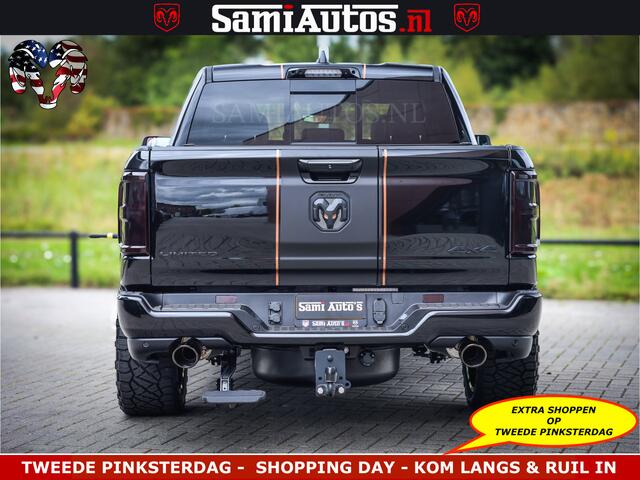 Dodge RAM PICKUP LIMITED SPORT H.O 540HP 706Nm | Massage + Full Option | De Meest Luxe en Volle Pick-Up in zijn Klasse | Comfortabele Dubbele Cabine met Royale 5 Zitplaatsen | BPM vrij | Nu Leverbaar uit Voorraad | Voorraad Nr 2355 - 5149