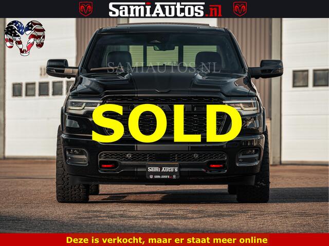 Dodge RAM PICKUP Limited SPORT H.O 540HP 706Nm | Massage + Full Option | De Meest Luxe en Volle Pick-Up in zijn Klasse | Comfortabele Dubbele Cabine met Royale 5 Zitplaatsen | BPM vrij | Nu Leverbaar uit Voorraad | Voorraad Nr 2348 - 5158