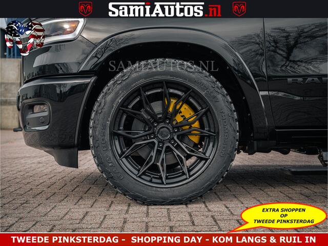 Dodge RAM PICKUP LIMITED NIGHT H.O 540HP 706Nm | Massage + Full Option | De Meest Luxe en Volle Pick-Up in zijn Klasse | Comfortabele Dubbele Cabine met Royale 5 Zitplaatsen | BPM vrij | Nu Leverbaar uit Voorraad | Voorraad Nr 2370 - 5411