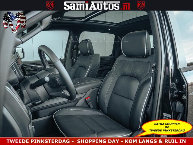 Dodge RAM PICKUP Limited H.O 540PK 706Nm | Massage + Full Option | De Meest Luxe en Volle Pick-Up in zijn Klasse | Comfortabele Dubbele Cabine met Royale 5 Zitplaatsen | BPM vrij | Nu Leverbaar uit Voorraad | Voorraad Nr 2326 - 5169