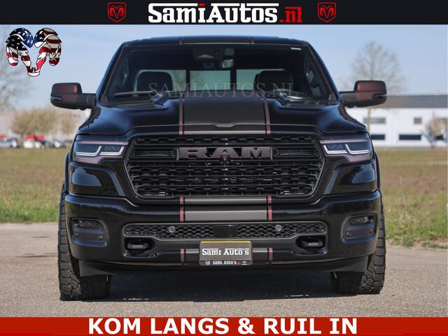 Dodge RAM PICKUP Limited H.O 540HP 706Nm | Massage + Full Option | De Meest Luxe en Volle Pick-Up in zijn Klasse | Comfortabele Dubbele Cabine met Royale 5 Zitplaatsen | BPM vrij | Nu Leverbaar uit Voorraad | Voorraad Nr 2304 - 8540