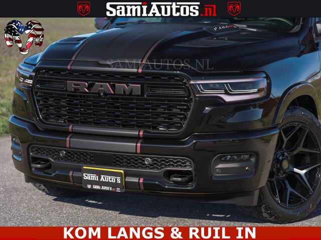 Dodge RAM PICKUP Limited H.O 540HP 706Nm | Massage + Full Option | De Meest Luxe en Volle Pick-Up in zijn Klasse | Comfortabele Dubbele Cabine met Royale 5 Zitplaatsen | BPM vrij | Nu Leverbaar uit Voorraad | Voorraad Nr 2304 - 8540