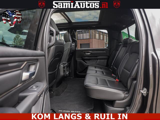 Dodge RAM PICKUP SPORT | 5.7 V8 HEMI 402PK | GRANITE CRYSTAL | GROOTSCHERM | PANO | LIMITED WIELEN | DUBBEL CABINE DC | 5 PERSOONS | GRIJSKENTEKEN |