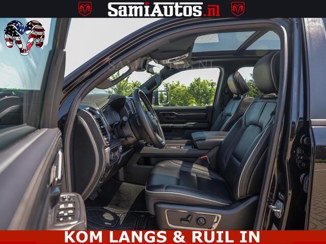 Dodge RAM PICKUP LIMITED HULK | 5.7 V8 402PK " HEMI | HUD | LUCHTVERING | PANO | MWK KLEP | MEGA VOL | DC | 5 PERS | CREW CAB | DUBBELE CABINE | GRIJSKENETEKN | MEEST COMFORTABELE BEDRIJFSAUTO |