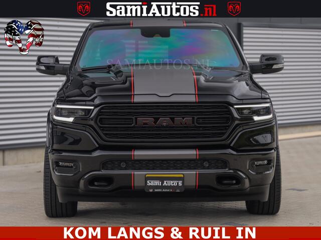 Dodge RAM PICKUP LIMITED | TRAINHORN | | HUD | UITLAATKLEP | LUCHTVERING | STRIPING | PANODAK | BOM VOL | BLAUW VOORRUIT | 5.7 V8 HEMI 402PK | DC | DUBBELE CABINE | 5 PERSOONS | GRIJSKENTEKEN PICK UP | EERSTE EIGENAAR | OPEN UITLAAT KLEP & TRAIN HORN | | De specialist in 