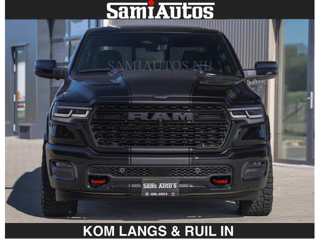 Dodge RAM PICKUP Limited H.O 540HP 706Nm | De Meest Luxe en Volle Pick-Up in zijn Klasse | LUCHTVERING | HUD | Massage + Full Option | Comfortabele Dubbele Cabine met Royale 5 Zitplaatsen | BPM vrij | Nu Leverbaar uit Voorraad | Voorraad Nr 2300 - 7689 | De specialist in Amerikaanse pick-ups in Nederland en Europa.