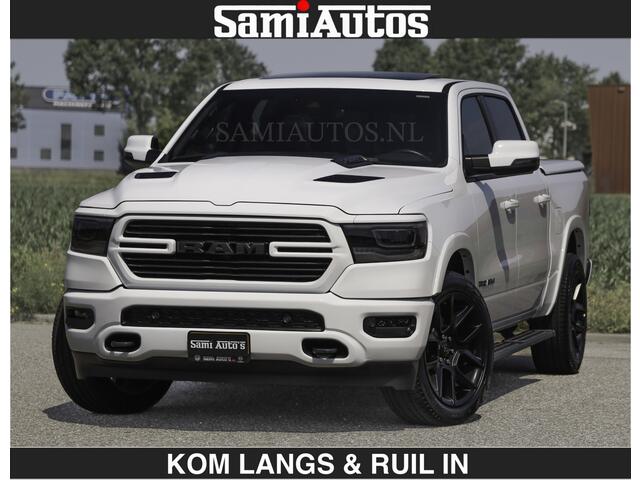 Dodge RAM PICKUP DEMO | SPORT V8 5.7 402PK | Krachtige Hemi | Panorama Dak | 12' Scherm Comfortabele Dubbele Cabine met Royale 5 Zitplaatsen | NIEUW EN BPM vrij | Nu Leverbaar uit Voorraad | Nr 2529 - 1277 | De specialist in Amerikaanse pick-ups in Nederland en Europa.