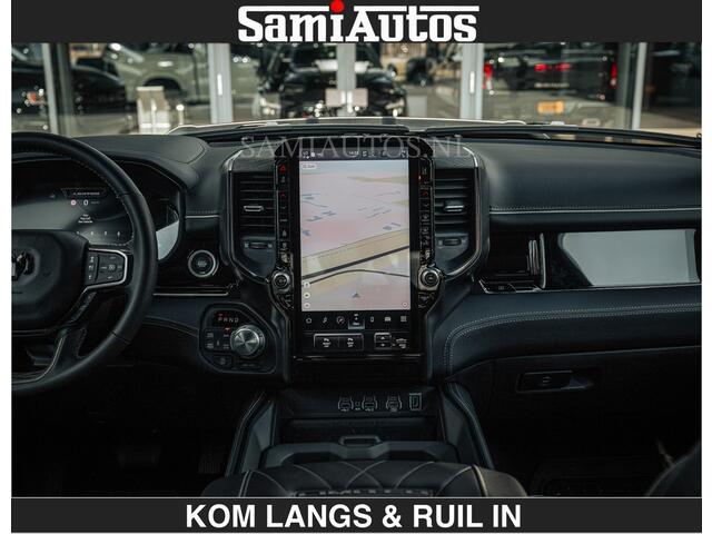 Dodge RAM PICKUP LIMITED 2027 5.7 V8 HEMI | MAXIMAAL UITGERUST | NIEUWE KLEUR Granite Crystal Pearl met Ebony Red interior seats | DUBBELE CABINE | 5 PERSOONS | DC | Allernieuwste Limited 2027 in nieuwe kleur Granite Crystal Pearl - volledig uitgerust met alle opties.