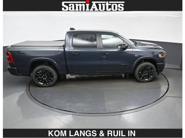 Dodge RAM PICKUP LIMITED 2027 5.7 V8 HEMI | MAXIMAAL UITGERUST | NIEUWE KLEUR Forged Blue Metallic met Ebony Red interior seats | DUBBELE CABINE | 5 PERSOONS | DC | Allernieuwste Limited 2027 in nieuwe kleur Forged Blue - volledig uitgerust met alle opties.