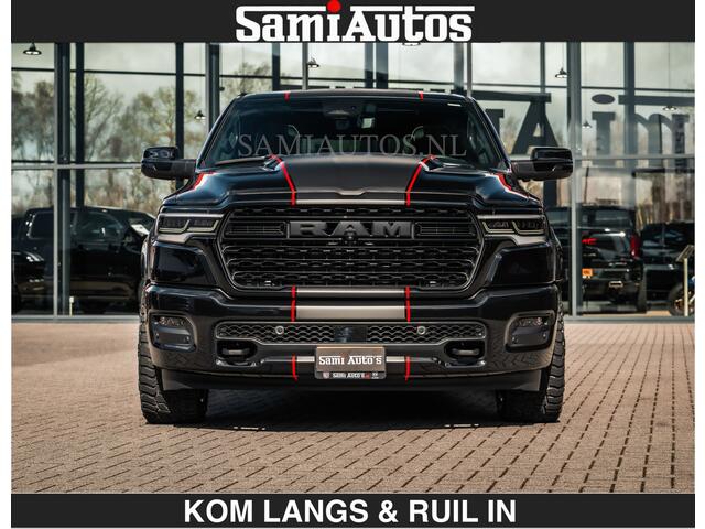 Dodge RAM PICKUP HULK PACKAGE | Limited Night H.O 540HP 706Nm | Massage + Full Option | De Meest Luxe en Volle Pick-Up in zijn Klasse | Hulk Pack is meer prijs | Comfortabele Dubbele Cabine met Royale 5 Zitplaatsen | BPM vrij | Nu Leverbaar uit Voorraad | Voorraad Nr 2353 - 5412 | De specialist in Amerikaanse pick-ups in Nederland en Europa.