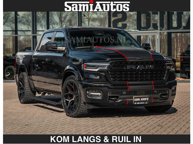 Dodge RAM PICKUP HULK PACKAGE | Limited Night H.O 540HP 706Nm | Massage + Full Option | De Meest Luxe en Volle Pick-Up in zijn Klasse | Hulk Pack is meer prijs | Comfortabele Dubbele Cabine met Royale 5 Zitplaatsen | BPM vrij | Nu Leverbaar uit Voorraad | Voorraad Nr 2353 - 5412 | De specialist in Amerikaanse pick-ups in Nederland en Europa.