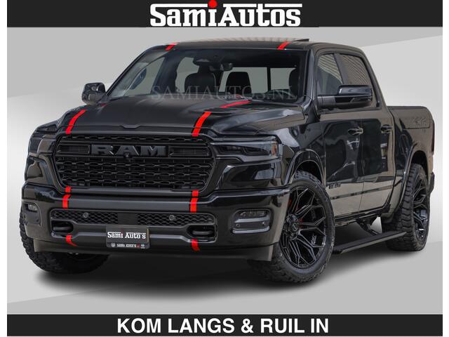 Dodge RAM PICKUP LIMITED H.O 540PK | Massage + Full Option | De Meest Luxe en Volle Pick-Up in zijn Klasse | Comfortabele Dubbele Cabine met Royale 5 Zitplaatsen | BPM vrij | Nu Leverbaar uit Voorraad | Voorraad Nr 2326 - 5169 | De specialist in Amerikaanse pick-ups in Nederland en Europa.