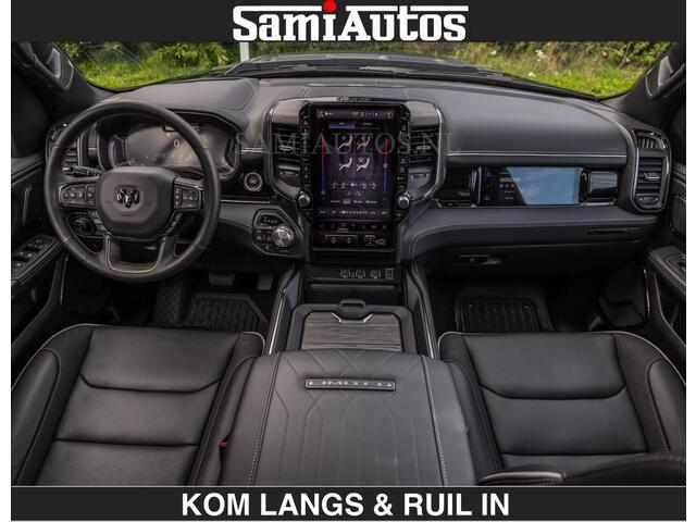 Dodge RAM PICKUP LIMITED H.O 540PK | Massage + Full Option | De Meest Luxe en Volle Pick-Up in zijn Klasse | Comfortabele Dubbele Cabine met Royale 5 Zitplaatsen | BPM vrij | Nu Leverbaar uit Voorraad | Voorraad Nr 2326 - 5169 | De specialist in Amerikaanse pick-ups in Nederland en Europa.