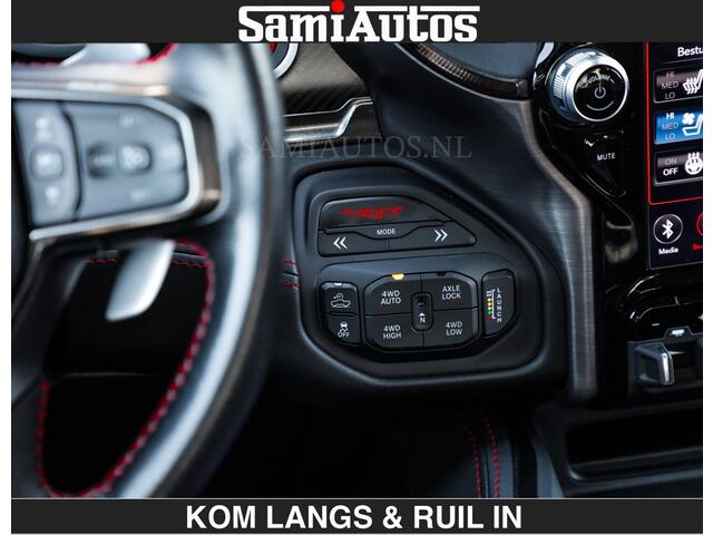 Dodge RAM PICKUP TRX 6.2 V8 HELLCAT | ANVIL | CARBON | RODE STIKSELS | BOM VOL | CREW CAB DUBBELE CABINE | 5 PERSOONS |