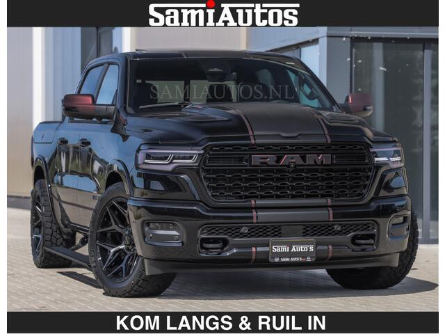 Dodge RAM PICKUP Limited 540 PK | HUD | LUCHTVERING | MASSAGE | PASSAGIERSSCHERM | De Meest Luxe en Volle Pick-Up in zijn Klasse | Comfortabele Dubbele Cabine met Royale 5 Zitplaatsen | BPM vrij | Nu Leverbaar uit Voorraad | Voorraad Nr 2335 - 5153 | De specialist in Amerikaanse pick-ups in Nederland en Europa.