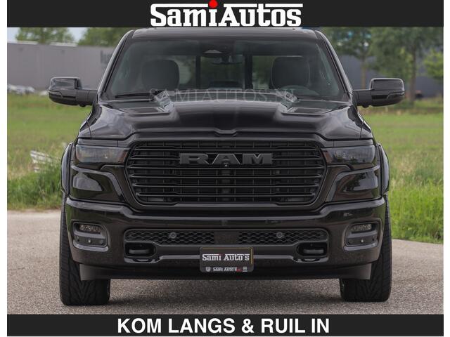 Dodge RAM PICKUP BOM VOL | Night Premium | Full Option | De Meest Luxe Pick-Up in zijn Klasse | Comfortabele Dubbele Cabine met Royale 5 Zitplaatsen | BPM vrij | Nu Leverbaar uit Voorraad | Voorraad Nr 2287 - 3384 | De specialist in Amerikaanse pick-ups in Nederland en Europa.