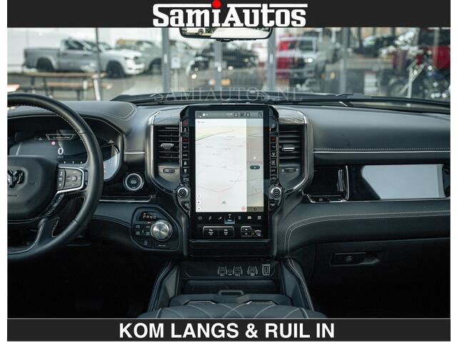 Dodge RAM PICKUP Limited 540 PK De Meest Luxe en Volle Pick-Up in zijn Klasse | Massage + Full Option | Comfortabele Dubbele Cabine met Royale 5 Zitplaatsen | BPM vrij | Nu Leverbaar uit Voorraad | Voorraad Nr 2351 - 7478 | De specialist in Amerikaanse pick-ups in Nederland en Europa.