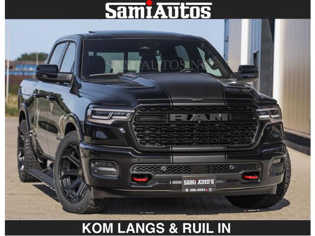 Dodge RAM PICKUP De Meest Luxe en Volle Pick-Up in zijn Klasse | Limited H.O 540HP 706Nm | Massage + Full Option | Comfortabele Dubbele Cabine met Royale 5 Zitplaatsen | BPM vrij | Nu Leverbaar uit Voorraad | Voorraad Nr 2304 - 8540 | De specialist in Amerikaanse pick-ups in Nederland en Europa.