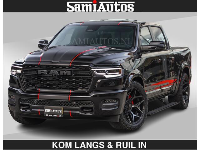 Dodge RAM PICKUP LIMITED 2027 5.7 V8 HEMI | MAXIMAAL UITGERUST | DUBBELE CABINE | 5 PERSOONS | DC | Allernieuwste Limited uitvoering - volledig uitgerust met alle opties, inclusief MWK en normale laadbak Voorraad nr 3806