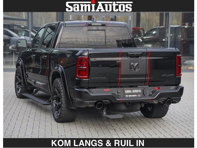 Dodge RAM PICKUP LIMITED 2027 5.7 V8 HEMI | MAXIMAAL UITGERUST | DUBBELE CABINE | 5 PERSOONS | DC | Allernieuwste Limited uitvoering - volledig uitgerust met alle opties, inclusief MWK en normale laadbak Voorraad nr 3806