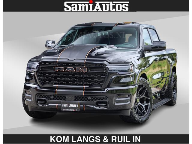Dodge RAM PICKUP LIMITED SPORT H.O 540 PK | Massage + Full Option | De Meest Luxe en Volle Pick-Up in zijn Klasse | Comfortabele Dubbele Cabine met Royale 5 Zitplaatsen | BPM vrij | Nu Leverbaar uit Voorraad | Voorraad Nr 2355 - 5149 | De specialist in Amerikaanse pick-ups in Nederland en Europa.