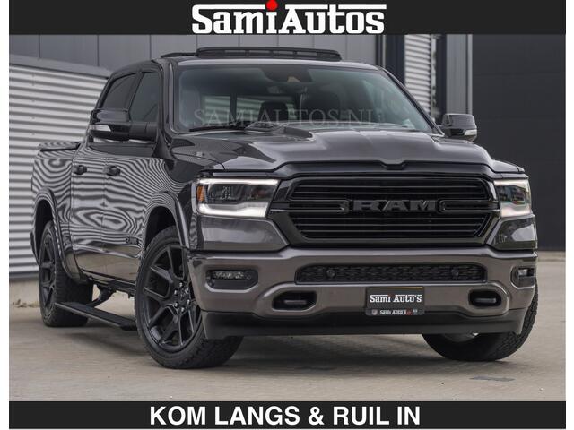 Dodge RAM PICKUP SPORT LARAMIE 5.7 V8 HEMI | LUCHTVERING | 2023 | PANODAK | GROOTSCHERM | DC | TOP KLEUR GRANITE | CREW CAB | DUBBELE CABINE | 5 PERSOONS |