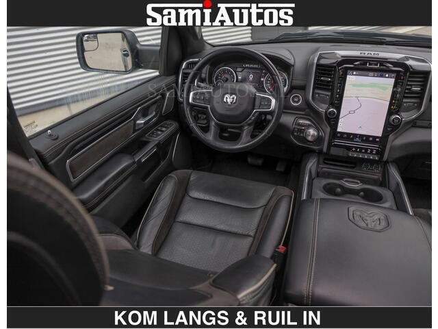Dodge RAM PICKUP SPORT LARAMIE 5.7 V8 HEMI | LUCHTVERING | 2023 | PANODAK | GROOTSCHERM | DC | TOP KLEUR GRANITE | CREW CAB | DUBBELE CABINE | 5 PERSOONS |