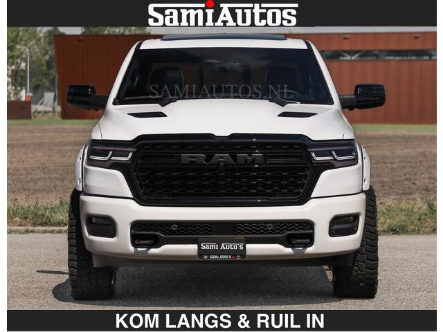 Dodge RAM PICKUP LIMITED H.O 540 PK 706Nm | Massage + Full Option | De Meest Luxe en Volle Pick-Up in zijn Klasse | Comfortabele Dubbele Cabine met Royale 5 Zitplaatsen | BPM vrij | Nu Leverbaar uit Voorraad | Voorraad Nr 2336 - 7700 | De specialist in Amerikaanse pick-ups in Nederland en Europa.