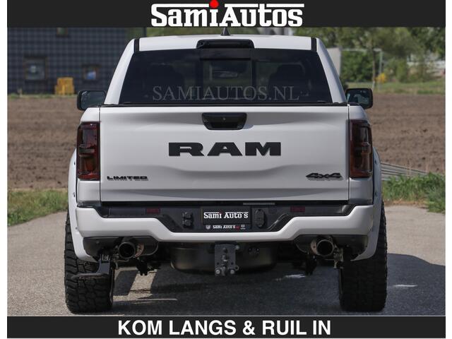 Dodge RAM PICKUP LIMITED H.O 540 PK 706Nm | Massage + Full Option | De Meest Luxe en Volle Pick-Up in zijn Klasse | Comfortabele Dubbele Cabine met Royale 5 Zitplaatsen | BPM vrij | Nu Leverbaar uit Voorraad | Voorraad Nr 2336 - 7700 | De specialist in Amerikaanse pick-ups in Nederland en Europa.