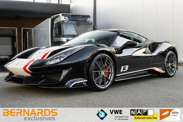Ferrari 488 Pista Piloti - Nero Daytona - Tailor Made - Origineel NL
