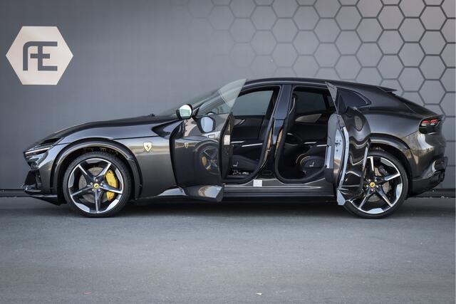 Ferrari Purosangue 6.5 V12 | NEW | INCL. VAT/BPM | NO REGISTRATION | 135K OPTIONS | CARBON WHEELHOUSE, R+F DIFFUSERS, UNDERDOOR, MIRRORS, DOORPANELS, KICKPLATE, CENTRE CONSOLE, FRONT SPOILER, STEERING WHEEL HEATED INCL LEDS | PANORAMIC ROOF | FRONT LIFT | BLACK TAILPIPES | 