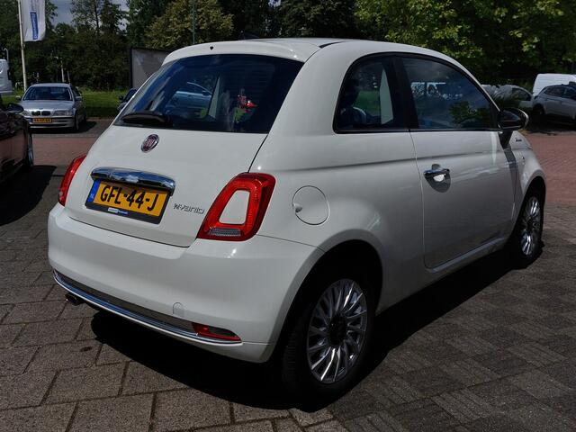 Fiat 500 1.0 Hybrid 70pk Dolcevita | Apple Carplay + Android Auto | Clima | Cruise | Panoramadak | Bluetooth Carkit+Streaming+USB | Elek.Ramen+Spiegels | Stuurbekrachtiging | 15''lm