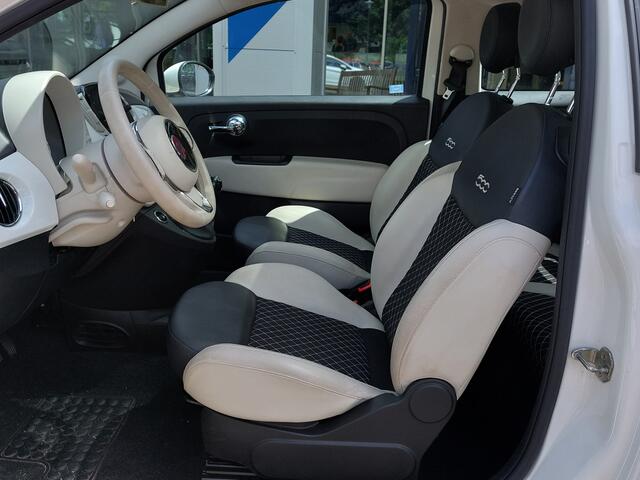Fiat 500 1.0 Hybrid 70pk Dolcevita | Apple Carplay + Android Auto | Clima | Cruise | Panoramadak | Bluetooth Carkit+Streaming+USB | Elek.Ramen+Spiegels | Stuurbekrachtiging | 15''lm