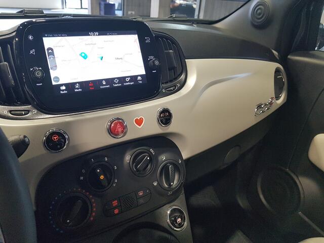 Fiat 500 1.0 Hybrid Launch Edition Navigatie | Cruise | Halfleder | Sensoren