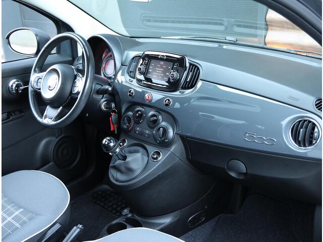 Fiat 500 85pk TwinAir Turbo Lounge (1ste eig./NAV./Glazen dak/PDC/Airco/Cruise control)