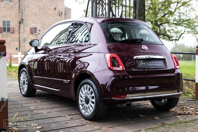 Fiat 500 1.2 Lounge 2017 BORDEAUX | Panoramadak | Navigatie | Distributie