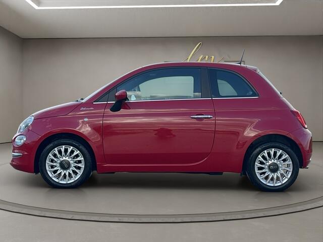 Fiat 500 1.0 Hybrid Dolcevita 2023 ROOD | Panoramadak | Airco | Apple Car