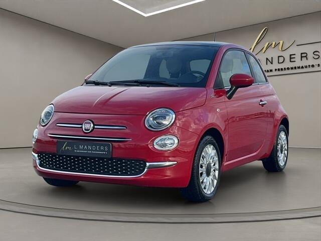 Fiat 500 1.0 Hybrid Dolcevita 2023 ROOD | Panoramadak | Airco | Apple Car